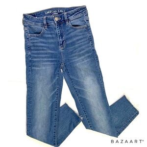 American Eagle Outfitters Next Level Stretch Medium Wash Blue Jeans Sz:4